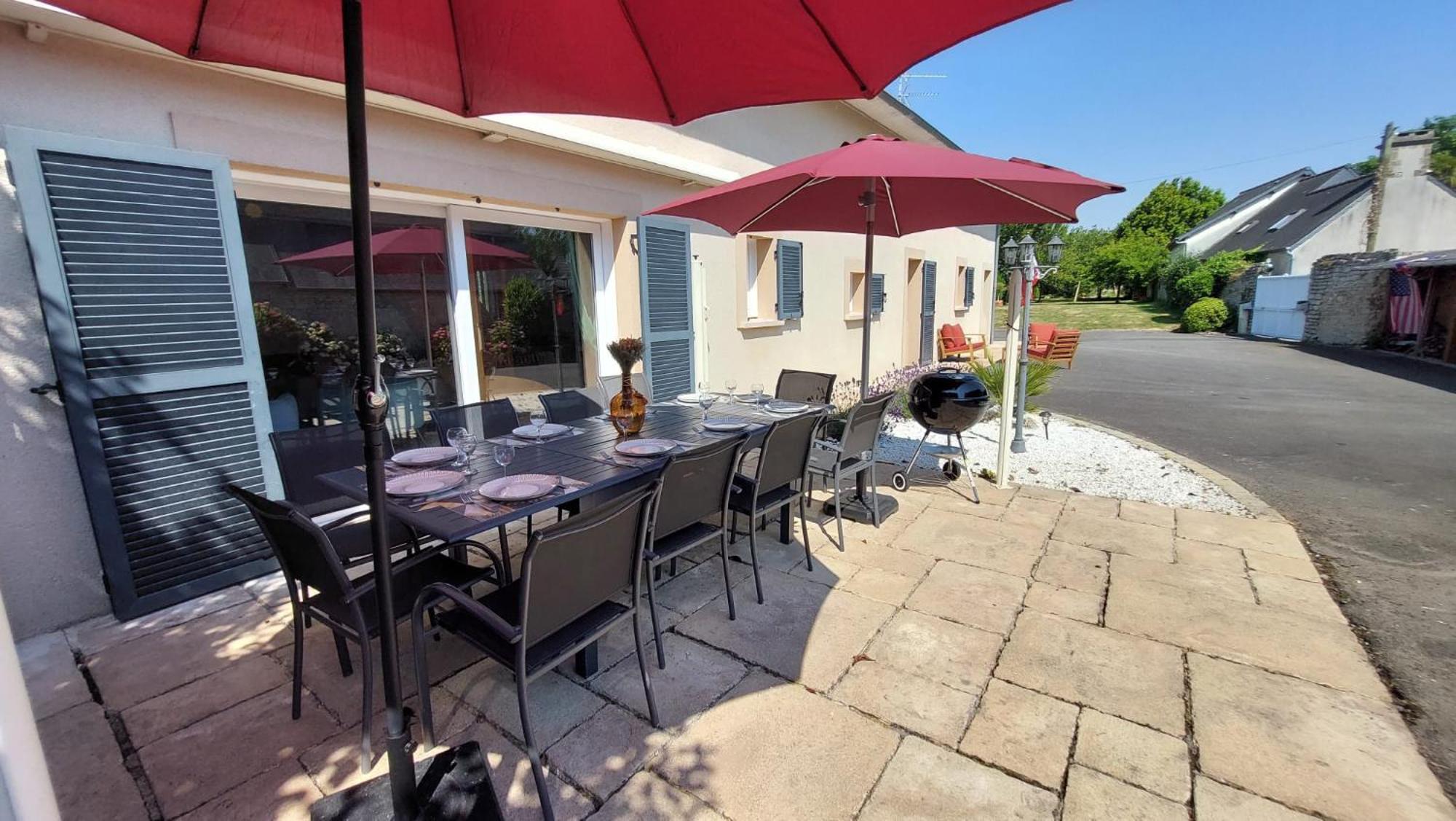 Le So Art, Grande Maison 4 Chambres, Terrain De Petanque, Grand Jardin Clos, Flipper, Babyfoot, Jeux Arcade, Ping Pong,1 Km Mer, Proche Golf, Port En Bessin, Bayeux Et Plages Du Debarquement, Adaptee Enfants Commes Εξωτερικό φωτογραφία